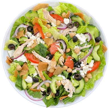 Fresh salad with vegetables